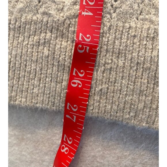 Briggs Beige Button-Up Cardigan Sweater M Women Soft Ribbed Fabric Brown Buttons - Picture 9 of 11